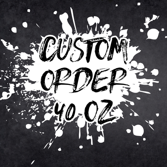 40 oz custom tumbler